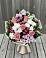 Букет цветов из: Альстромерии, Гвоздики, Розы и Хризантемы в Менделеево