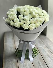 Букет 35 Белых роз в Менделеево