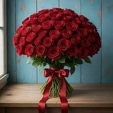 Букет Красные розы Блэк Меджик в Менделеево
