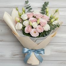 Букет цветов из:  Лизиантусы в Менделеево