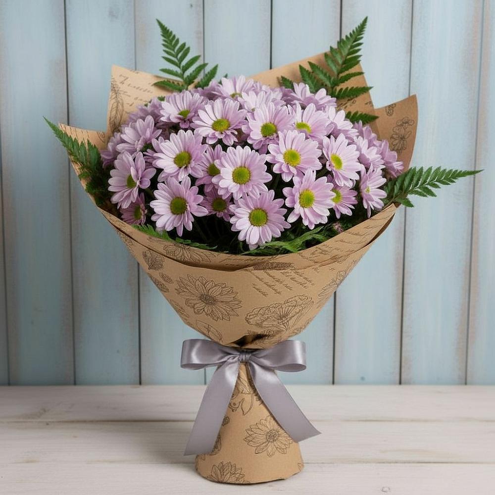 Букет цветов из: Хризантемы в Менделеево