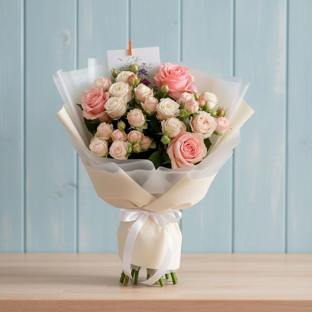 Букет цветов из: Розы в Менделеево