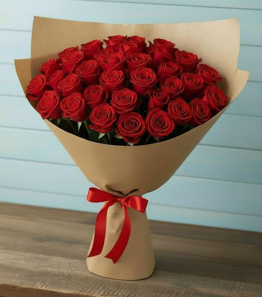 Букет Красные розы Милано в Менделеево