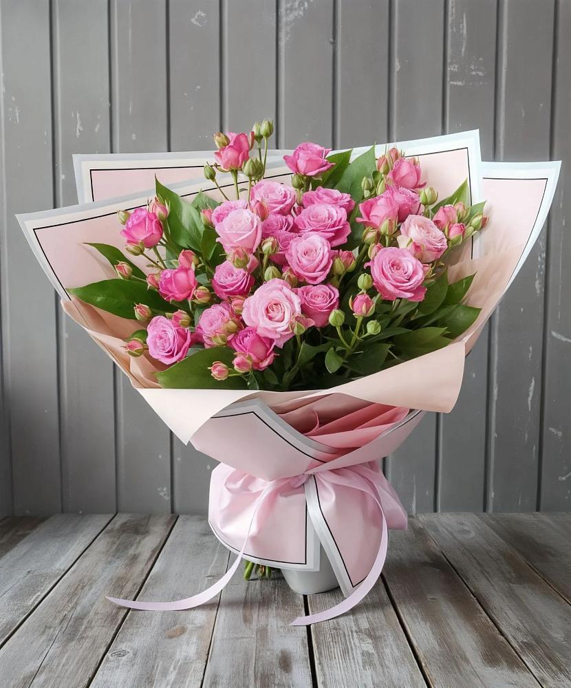 Букет Розовый кустик в Менделеево