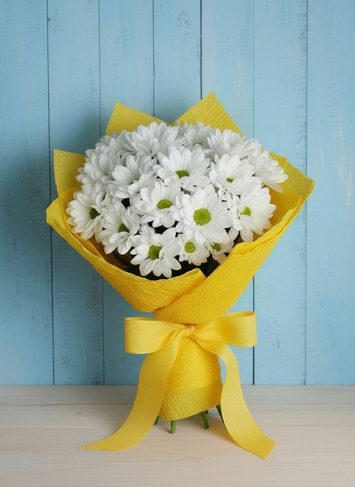 Букет цветов из: Хризантемы в Менделеево