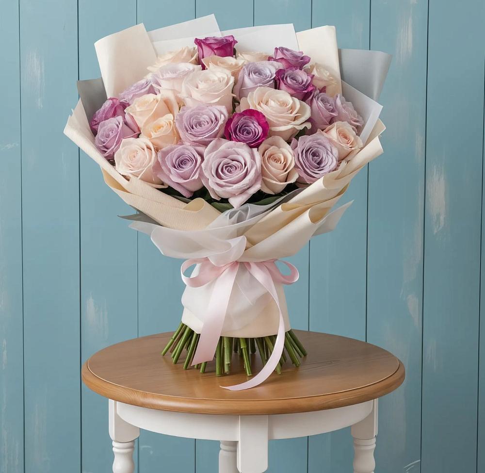 Букет цветов из: Розы в Менделеево