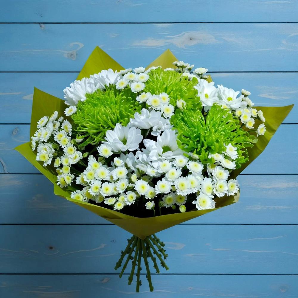 Букет цветов из: Хризантемы в Менделеево