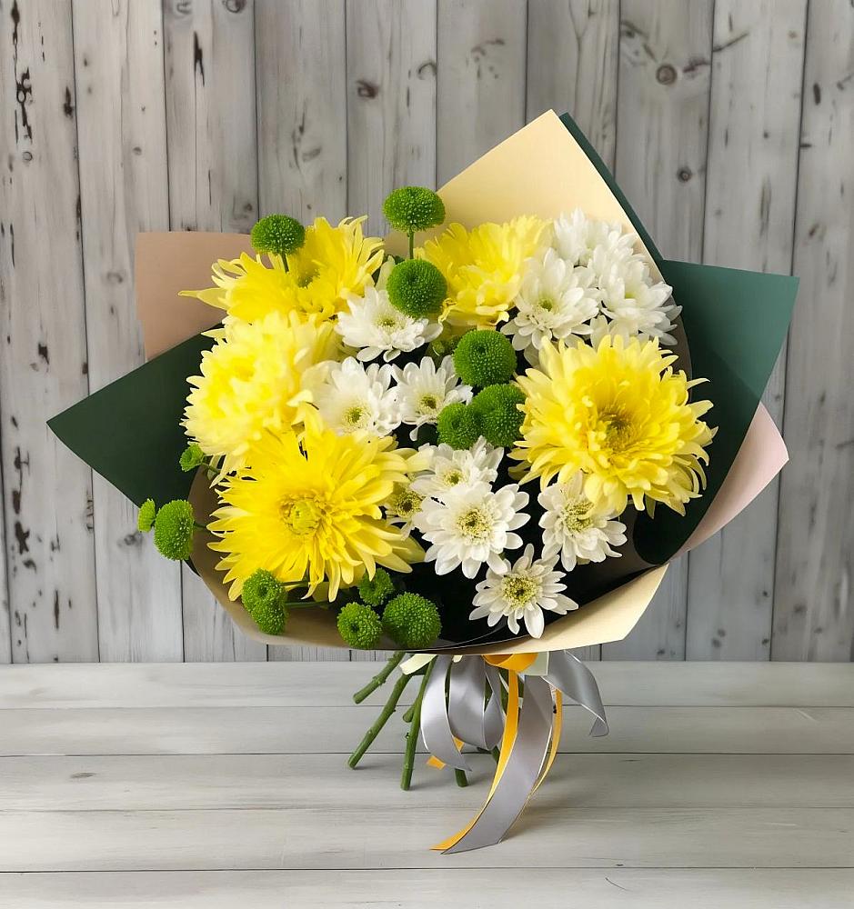 Букет цветов из: Хризантемы в Менделеево