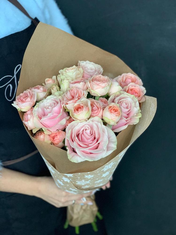 Букет цветов из: Хризантемы и Розы в Менделеево