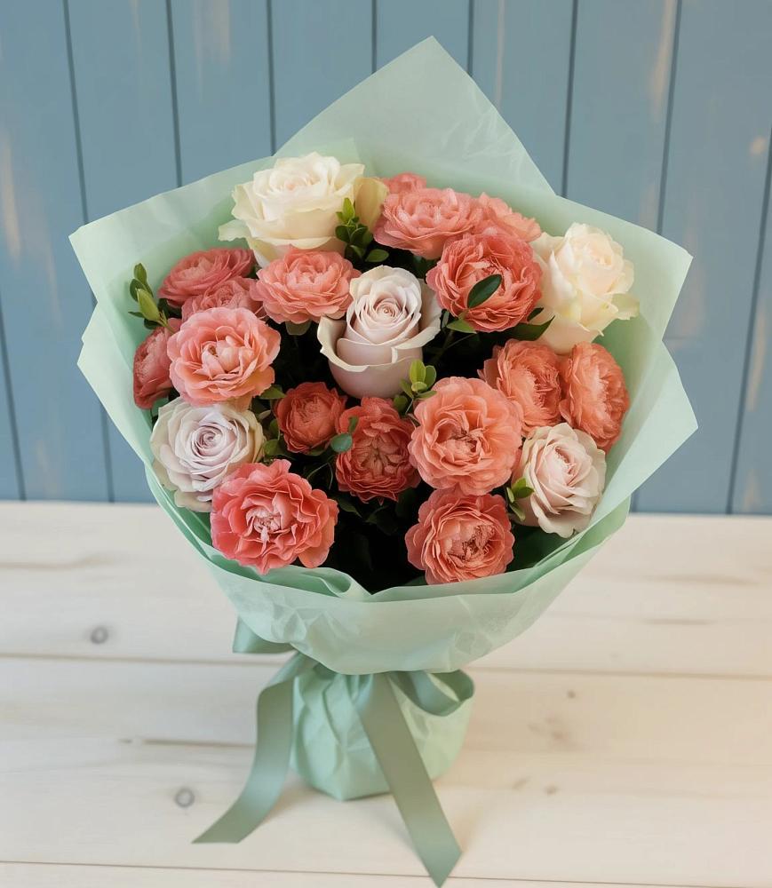 Букет цветов из: Розы в Менделеево