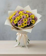 Букет цветов из:  Хризантемы #REPLACE_PRED# Менделеево
