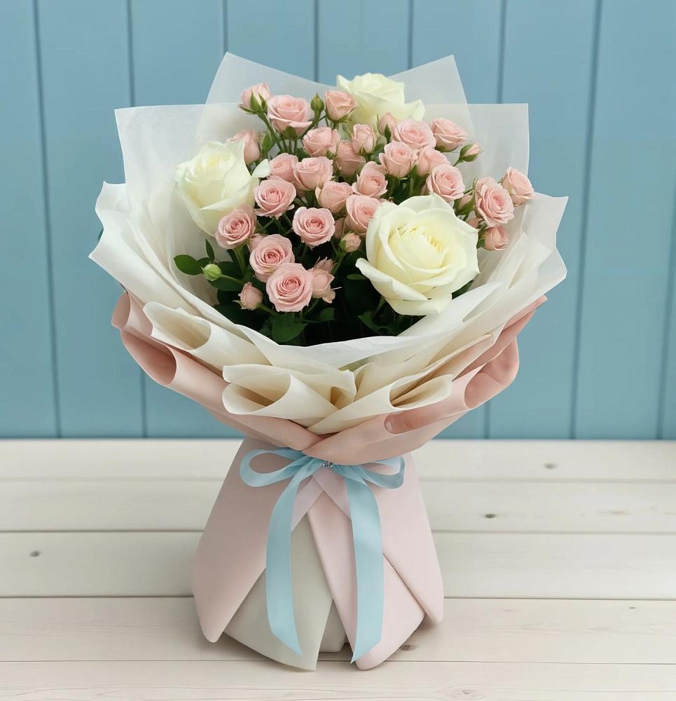 Букет цветов из: Розы в Менделеево