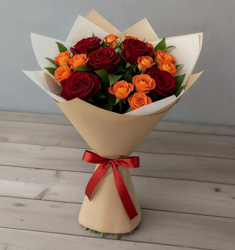 Букет Любовь и восторг в Менделеево